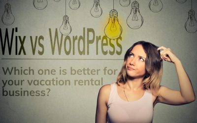 Wix vs WordPress – Which one is better for your vacation rental business?